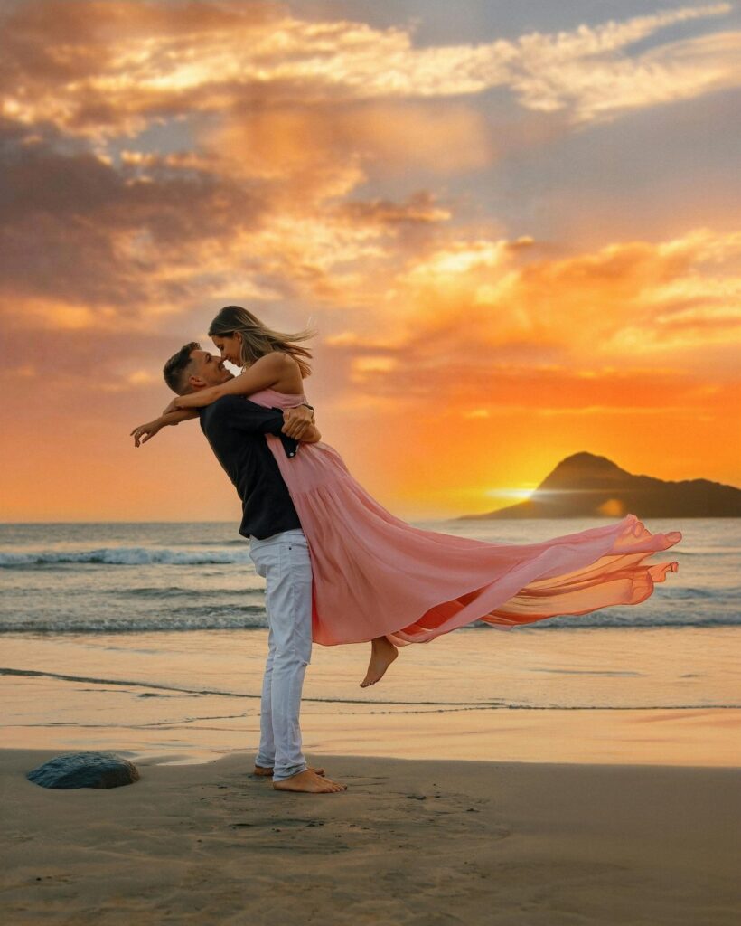 Couple sur la plage